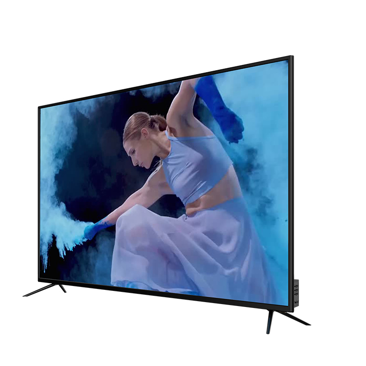 Hot sale television led tv used tv smart tv 75 inch television With metal frame